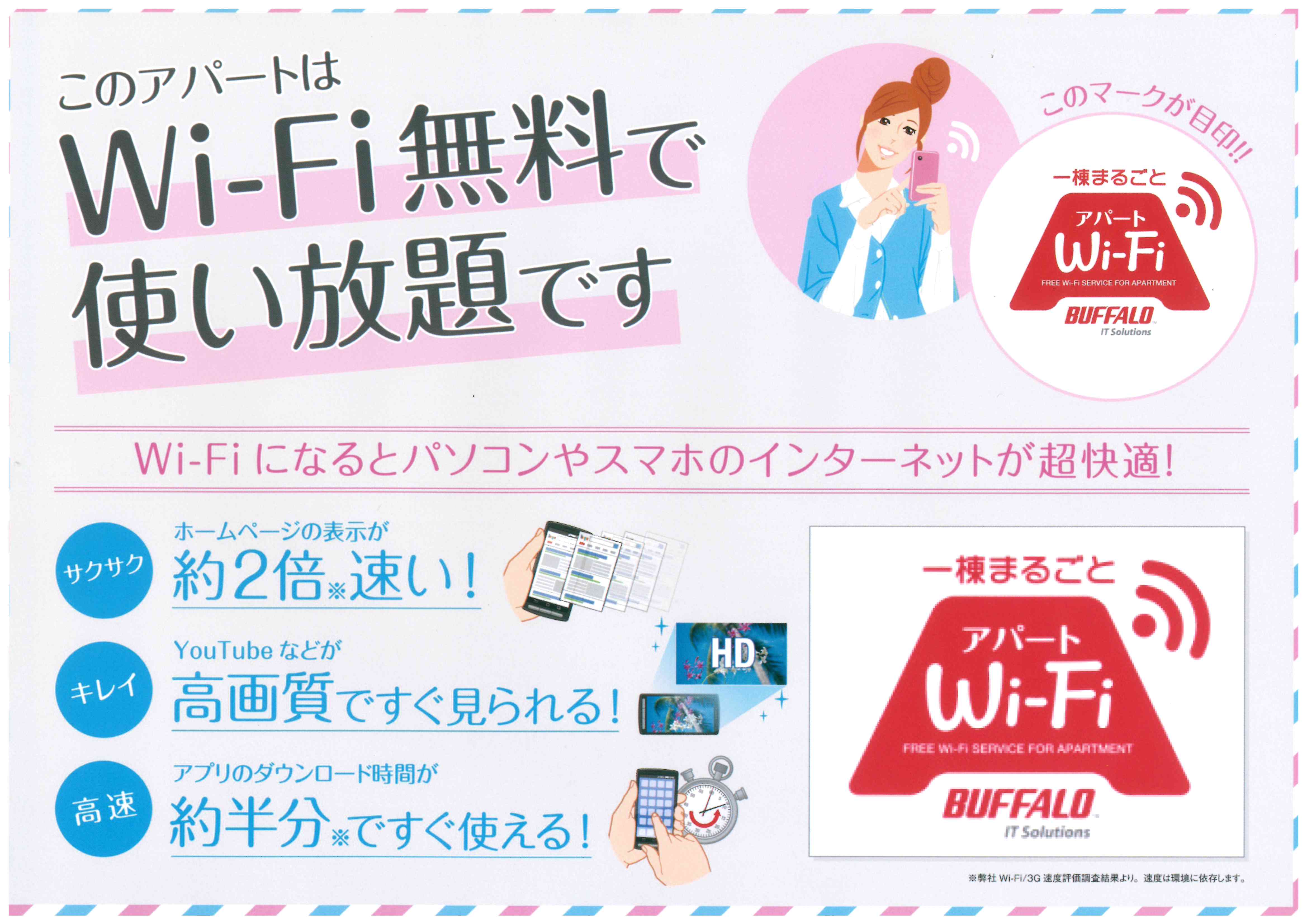 その他設備　無料Ｗｉｆｉ利用できます