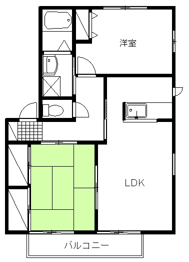 グランシード坂本　B棟の間取り