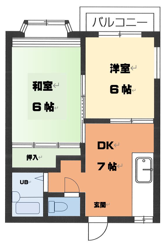 カーサフジミの間取り