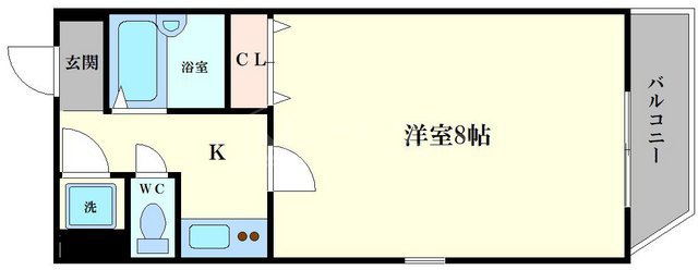 クラビス上町台の間取り