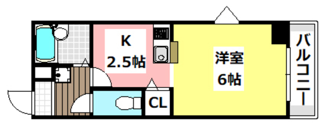 【摂津市鳥飼本町のマンションの間取り】