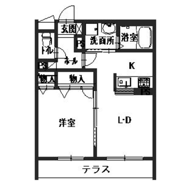 クラーヴィス有馬の間取り