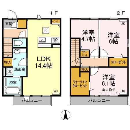 ドゥパレ生石の間取り