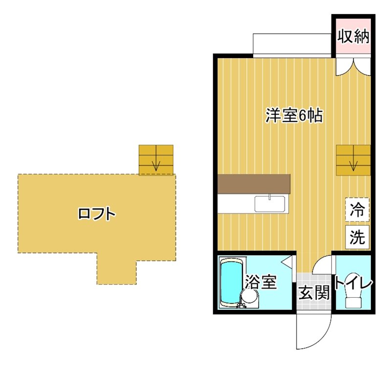 メゾンヌーベルの間取り