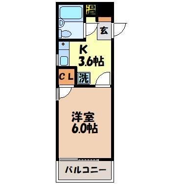 エチュード花丘（花丘町）の間取り