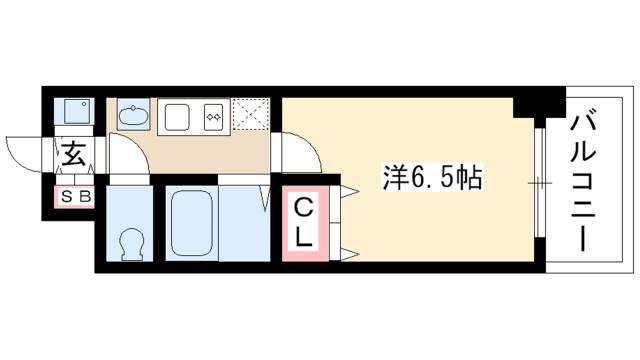 【プレサンス名古屋STATIONアブソリュートの間取り】