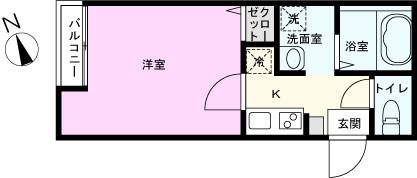 メゾンプランドール一ノ割の間取り