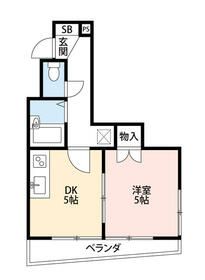 藤沢市片瀬のマンションの間取り