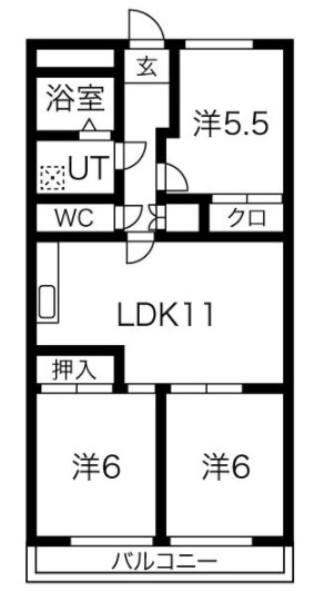 【プレザント白金の間取り】