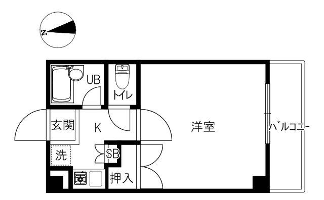 クラシック１９８の間取り