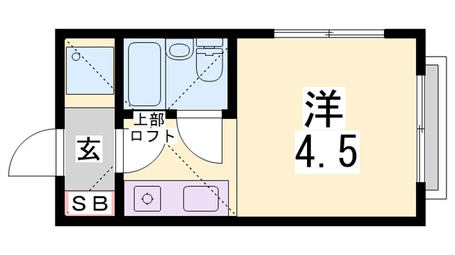 上沢ハイツの間取り