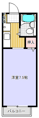 プレジール甲西Ａの間取り