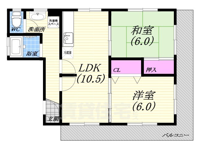 宮本マンションの間取り