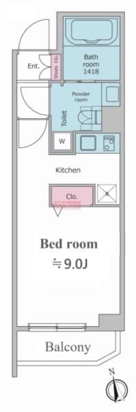 レオーネ方南町の間取り