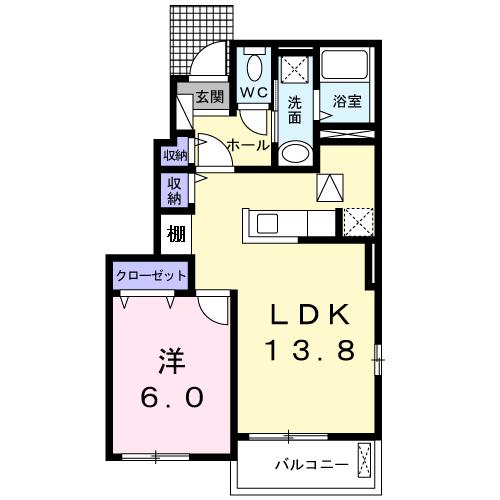 バンベール大境Ａの間取り