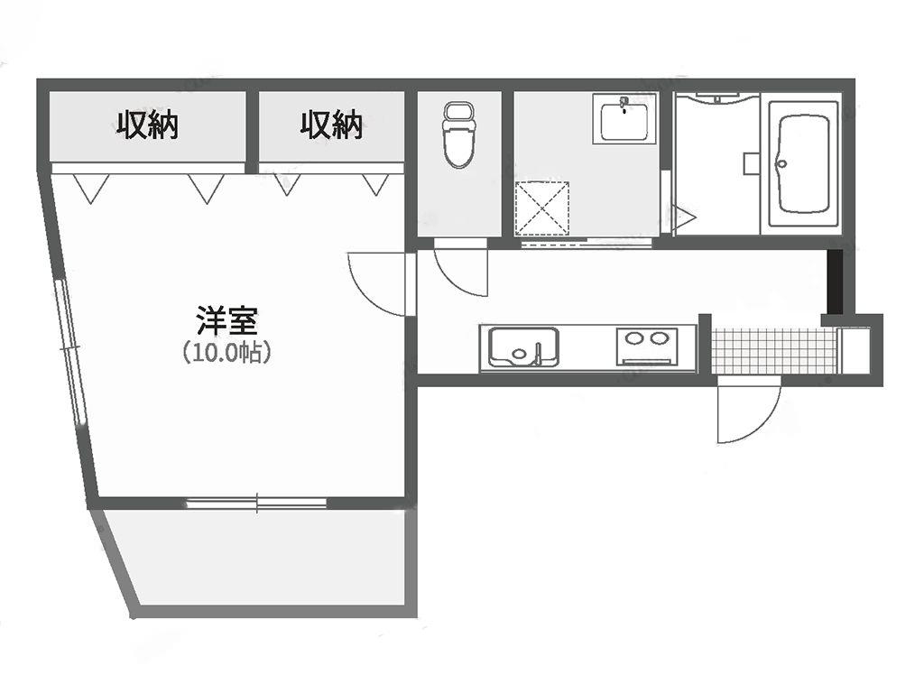 【FLECHIR COURT八千代町の間取り】