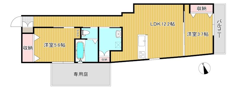 ブロンテ大久保の間取り