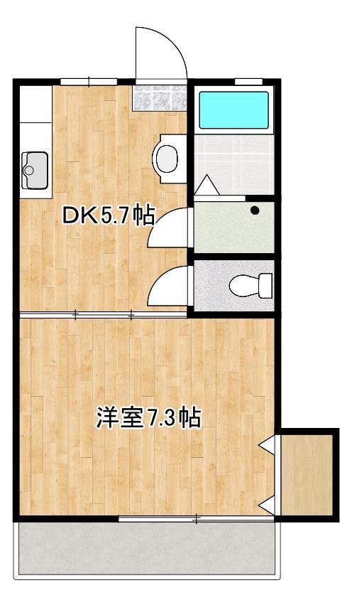 新南部ロイヤルハイツの間取り