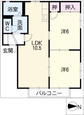 セントリバーヒルズ東千代崎の間取り