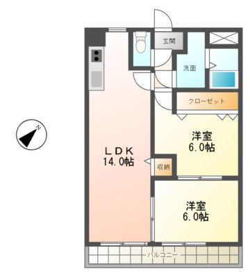 アベニューみわの間取り