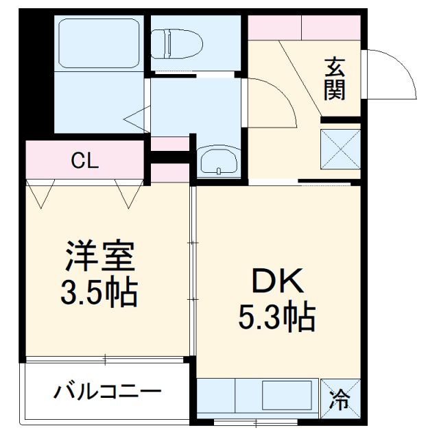 カーサ下総中山の間取り