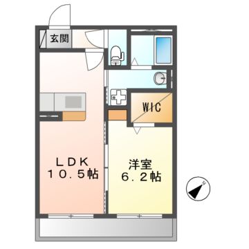 美濃加茂市中部台のマンションの間取り