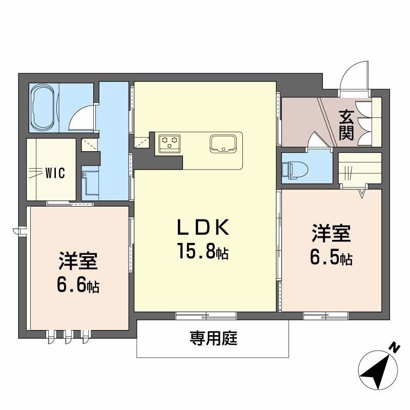 イルマーレ大野城の間取り