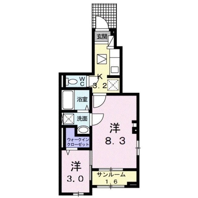 ゴールドリング船越南の間取り