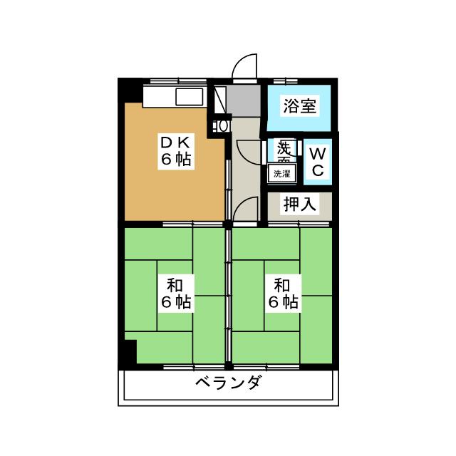 ふじマンションの間取り