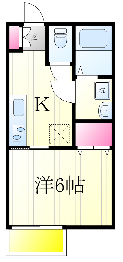 アパートメントK volVIの間取り