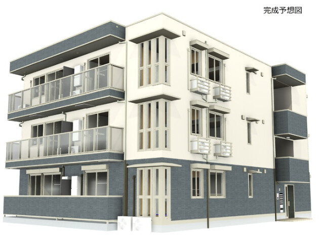 大阪市東住吉区今川のアパートの建物外観