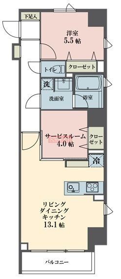 レーヴ半蔵門の間取り