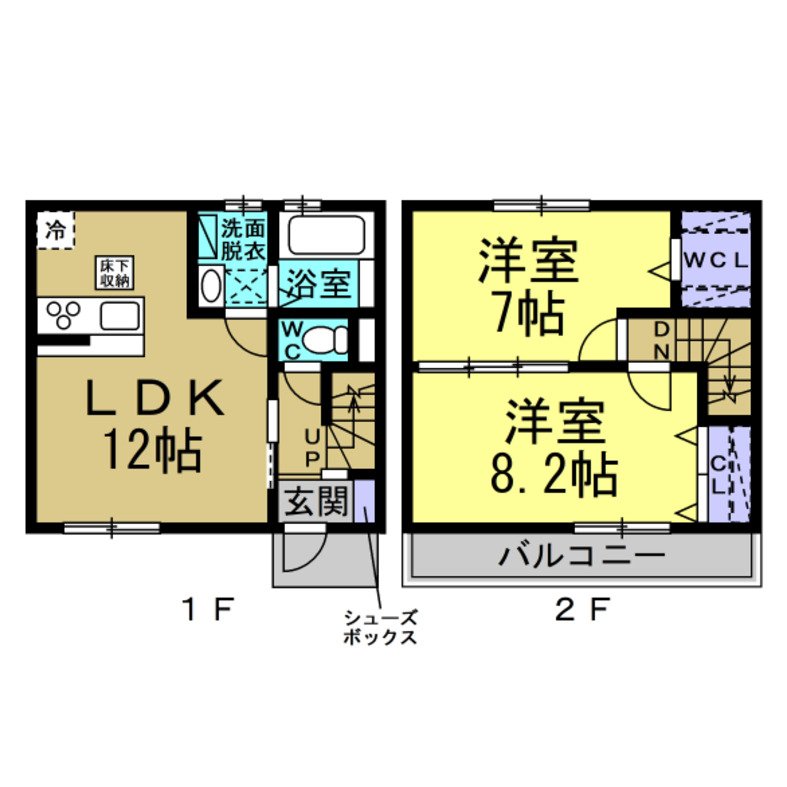 クレスト丸山IIの間取り