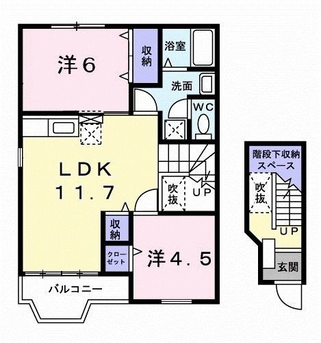 サンシエスタ1の間取り