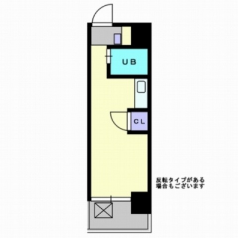 広島市中区河原町のマンションの間取り