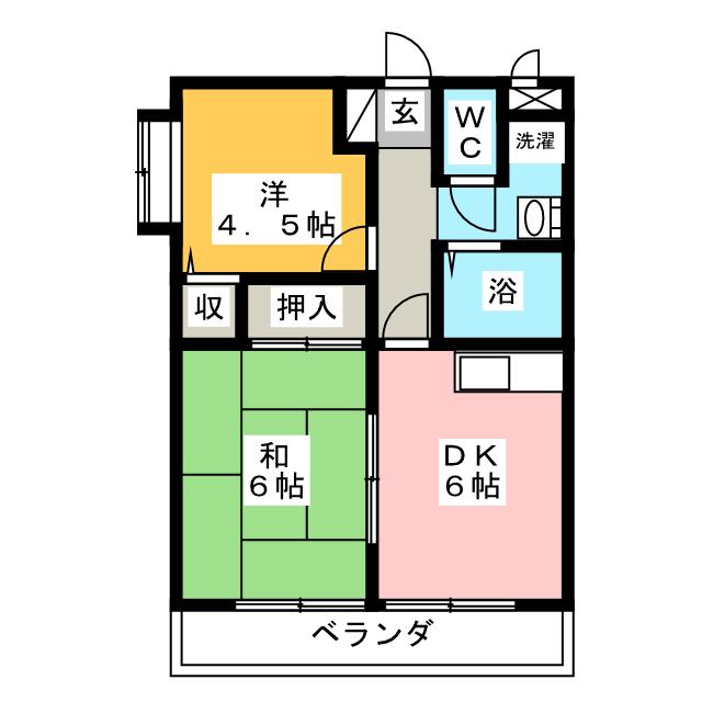 サンハイツ宮前IIの間取り