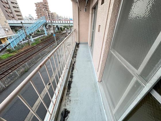 バルコニー　※別部屋の写真です