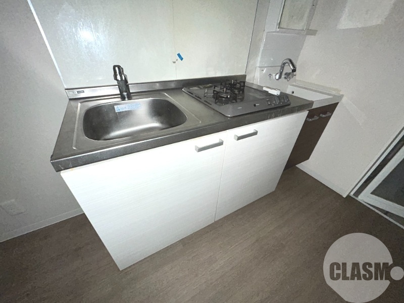 キッチン　２口コンロのシステムキッチン♪