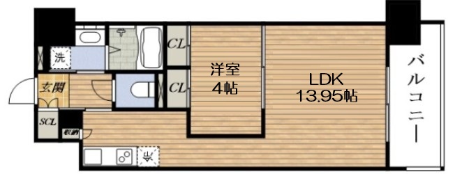 プレジオ新大阪EUROの間取り
