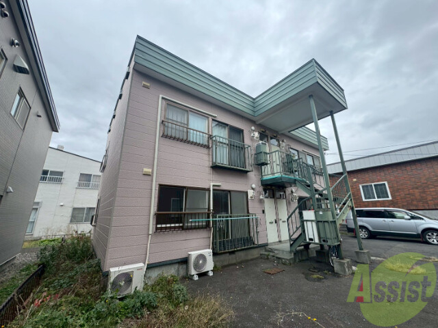 建物外観　札幌市北区篠路６条「コーポ藤江」