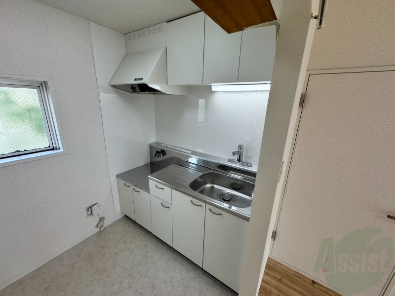 キッチン　清潔感がありお洒落なキッチンになっていました！