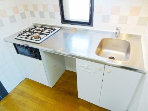 キッチン　2口コンロ