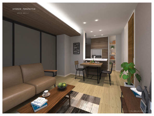 居室・リビング　イメージパースとなります