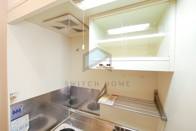 収納　キッチン上、収納棚あります！