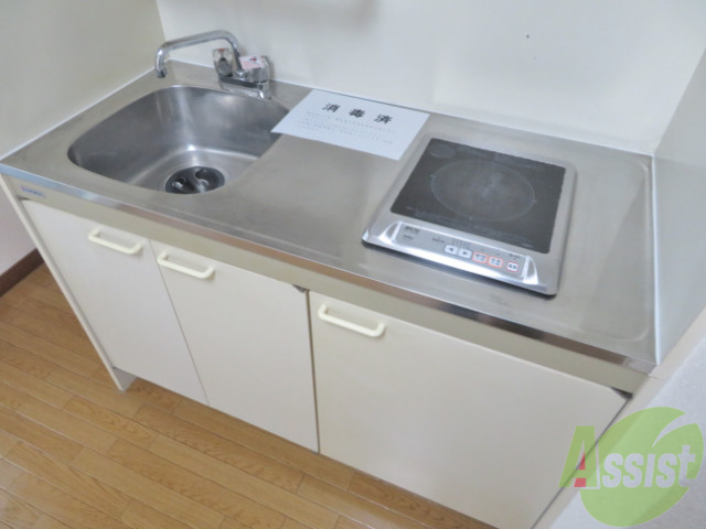 キッチン　キッチンは、シンプルでとても使いやすそうですね。