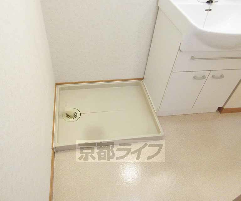 洗面設備　広い脱衣スペース