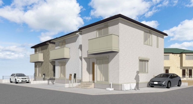 建物外観　現在建築中！先着申込受付中です！