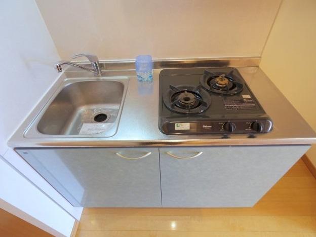 キッチン　will Do松屋町（ウィルドゥ松屋町）　ガス2口コンロシス
