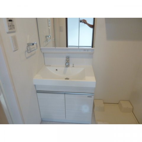 洗面設備　室内洗濯機置場