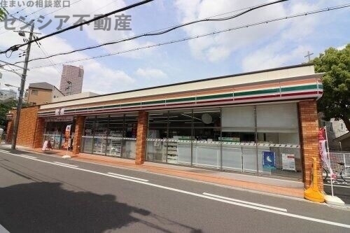 コンビニ　セブンイレブン大阪蒲生1丁目店（コンビニ）まで198m
